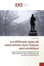 Couverture du livre « Les differents types de nationalisme dans l'espace post-sovietique - une comparaison de l'ukraine et » de Berber Laurent aux éditions Editions Universitaires Europeennes