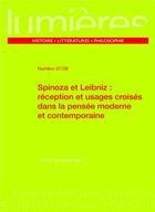 Couverture du livre « Spinoza et leibniz : reception et usages croiss dans la pense moderne et contemp - heritages et pers » de Detcheverry Thomas aux éditions Pu De Bordeaux