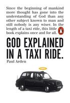 Couverture du livre « God explained in a taxi ride » de Paul Arden aux éditions Adult Pbs