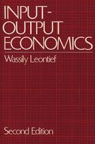 Couverture du livre « Input-Output Economics » de Wassily Leontief aux éditions Oxford University Press Usa