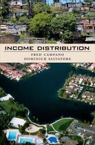 Couverture du livre « Income Distribution: Includes CD » de Dominick Salvatore aux éditions Oxford University Press Usa