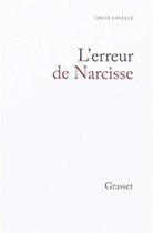 Couverture du livre « L'erreur de Narcisse » de Louis Lavelle aux éditions Grasset