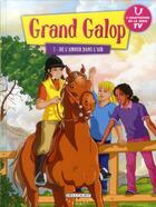 Couverture du livre « Grand galop t.7 ; de l'amour dans l'air » de  aux éditions Delcourt