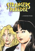 Couverture du livre « Strangers in paradise t.5 : ennemies intimes » de Terry Moore aux éditions Bulle Dog