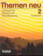 Couverture du livre « Themen Neu 2 ; Kursbuch » de  aux éditions Hueber