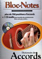 Couverture du livre « Bloc-notes guitare ; dictionnaire des accords » de Denis Roux aux éditions Coup De Pouce