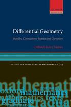 Couverture du livre « Differential Geometry: Bundles, Connections, Metrics and Curvature » de Taubes Clifford Henry aux éditions Oup Oxford