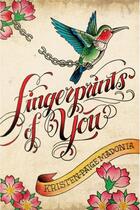 Couverture du livre « Fingerprints of You » de Madonia Kristen-Paige aux éditions Simon & Schuster Books For Young Readers