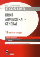 Couverture du livre « Droit administratif général » de Ramu De Bellescize aux éditions Gualino Editeur