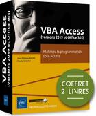 Couverture du livre « VBA Access (versions 2019 et Microsoft 365) ; coffret de 2 livres : maîtrisez la programmation sous Access » de Claude Duigou et Jean-Philippe Andre aux éditions Eni