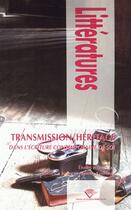 Couverture du livre « Transmission ; héritage dans l'écriture contemporaine de soi » de Beatrice Jongy aux éditions Pu De Clermont Ferrand