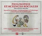 Couverture du livre « Philosophie et sciences sociales : quand la sociologie, l'anthropologie et et l'ethnologie s'émancipent de la philosophie » de Johann Michel aux éditions Frémeaux & Associés