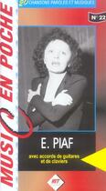 Couverture du livre « Piaf » de Hit aux éditions Hit Diffusion