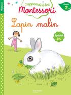 Couverture du livre « Lapin malin, niveau 2 - j'apprends a lire montessori » de Jouenne/Doumont aux éditions Hachette Education
