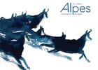 Couverture du livre « Alpes - Calligraphies sauvages » de Alibert/Munier aux éditions Glenat