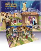 Couverture du livre « Grand calendrier de l'Avent pop-up des santons de Provence ; avec son livret d'accompagnement » de Jérôme Brasseur et Ines D' Oysonville et Astrid Nougayrede aux éditions Le Seneve