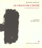 Couverture du livre « Chant de l'initie et autres poemes gaulois » de  aux éditions La Difference