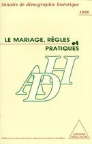 Couverture du livre « Le mariage ; règles et pratiques » de  aux éditions Odile Jacob