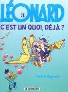 Couverture du livre « Léonard T.3 ; Léonard, c'est un quoi, déjà ? » de Bob De Groot et Turk aux éditions Lombard