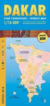 Couverture du livre « Dakar plan touristique » de  aux éditions Laure Kane