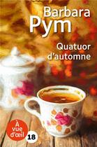 Couverture du livre « Quatuor d'automne » de Barbara Pym aux éditions A Vue D'oeil