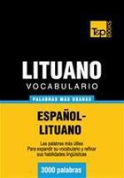 Couverture du livre « Vocabulario español-lituano - 3000 palabras más usadas » de Andrey Taranov aux éditions T&p Books