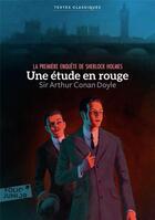 Couverture du livre « Une étude en rouge : la première enqueête de Sherlock Holmes » de Arthur Conan Doyle aux éditions Gallimard-jeunesse