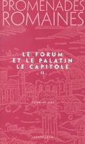 Couverture du livre « Promenades romaines, tome 2 - le forum et la palatin, le capitole » de  aux éditions Lethielleux