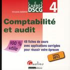 Couverture du livre « Les carrés DSCG 4 ; comptabilité et audit » de Christelle Baratay aux éditions Gualino