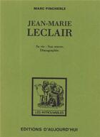 Couverture du livre « Jean-marie leclair - sa vie - son oeuvre. discographie » de  aux éditions L'harmattan