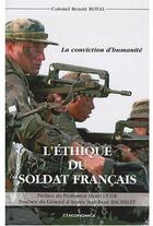 Couverture du livre « L'éthique du soldat français » de Benoit Royal aux éditions Economica