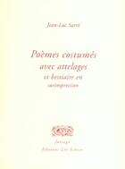 Couverture du livre « Poemes costumes » de Jean Luc Sarre aux éditions Farrago