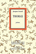 Couverture du livre « Thorax » de Jacques Izoard aux éditions Editions Phi
