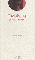 Couverture du livre « Escarbilles, journal 1936-1941 » de Ludovic Masse aux éditions Mare Nostrum