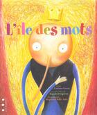 Couverture du livre « L'île des mots » de Corinne Laven et Pascale Pecqueux et Stephanie Dalle-Aste aux éditions Points De Suspension