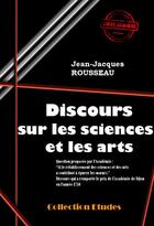 Couverture du livre « Discours sur les sciences et les arts » de Jean-Jacques Rousseau aux éditions Ink Book