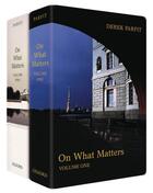 Couverture du livre « On What Matters: Two-volume set » de Parfit Derek aux éditions Oup Oxford