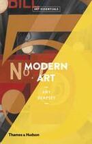 Couverture du livre « Modern art ; art essentials » de Amy Dempsey aux éditions Thames & Hudson