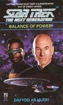 Couverture du livre « Balance of Power » de Dafydd-Ab Hugh aux éditions Pocket Books Star Trek
