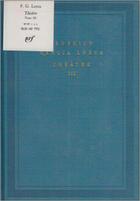 Couverture du livre « Theatre - vol03 » de Garcia Lorca F. aux éditions Gallimard