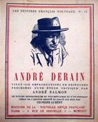 Couverture du livre « Andre derain - etude critique » de André Salmon aux éditions Gallimard