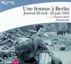 Couverture du livre « Une femme à Berlin (journal 20 avril-22 juin 1945) » de Anonyme aux éditions Gallimard