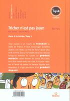 Couverture du livre « TRICHER N'EST PAS JOUER » de Eric Simard aux éditions Magnard