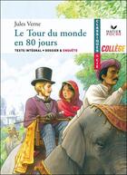 Couverture du livre « Le tour du monde en 80 jours » de Jules Verne aux éditions Hatier