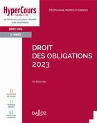 Couverture du livre « Droit des obligations : droit civil : 2e année (édition 2023) » de Stephanie Porchy-Simon aux éditions Dalloz