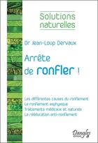 Couverture du livre « Arrête de ronfler ! » de Dervaux Dr. Jean-Lou aux éditions Dangles