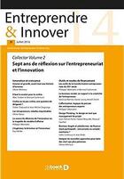 Couverture du livre « Entreprendre & innover 2016/1 - 28 - collector volume ii - sept ans de reflexion sur l'entrepreneuri » de  aux éditions De Boeck Superieur