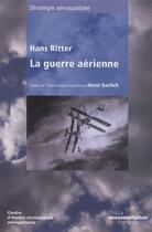 Couverture du livre « Guerre aérienne » de Hans Ritter aux éditions Documentation Francaise
