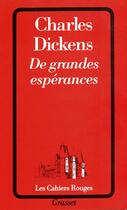 Couverture du livre « De grandes espérances » de Charles Dickens aux éditions Grasset