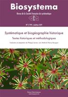 Couverture du livre « Biosystema 7/1991, reedition 2019 » de Sfs aux éditions Materiologiques